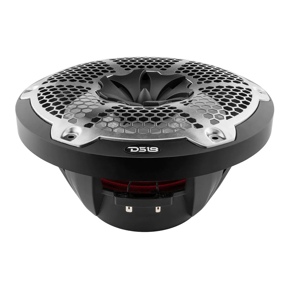 DS18 HYDRO 10" 2-Way Speakers w/Bullet Tweeter  Integrated RGB LED Lights - Black [NXL-10M/BK]