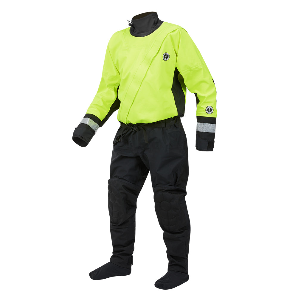 Mustang MSD576 Water Rescue Dry Suit - Fluorescent Yellow Green-Black - Medium [MSD57602-251-M-101]