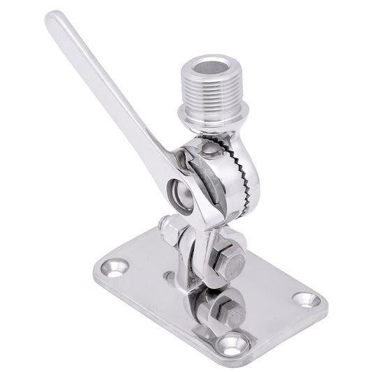 Whitecap Ratchet Antenna Mount - 316 Stainless Steel [S-1802C]